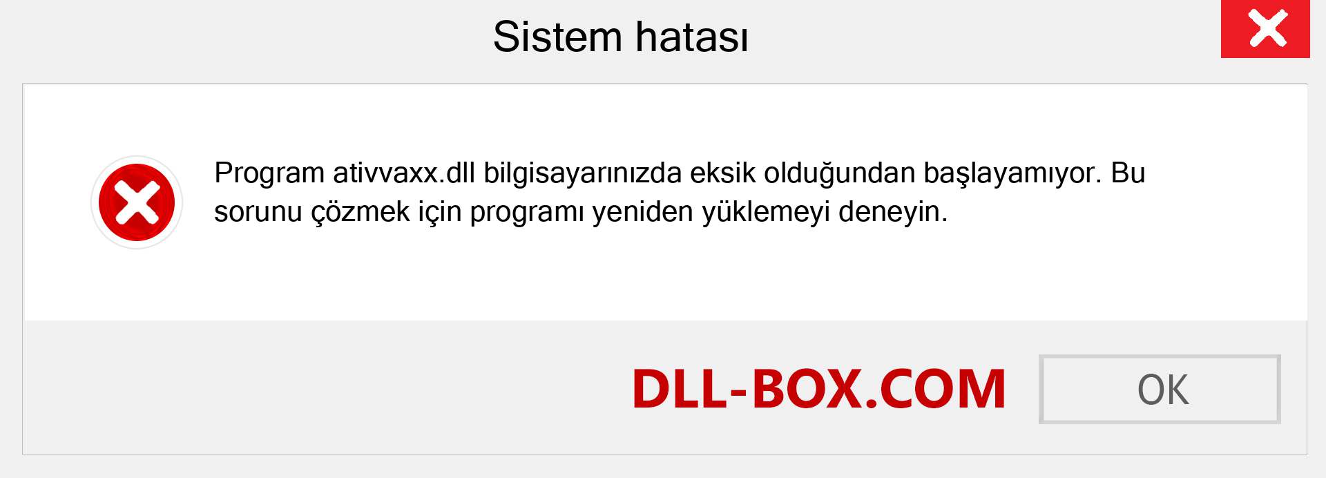 ativvaxx.dll dosyası eksik mi? Windows 7, 8, 10 için İndirin - Windows'ta ativvaxx dll Eksik Hatasını Düzeltin, fotoğraflar, resimler